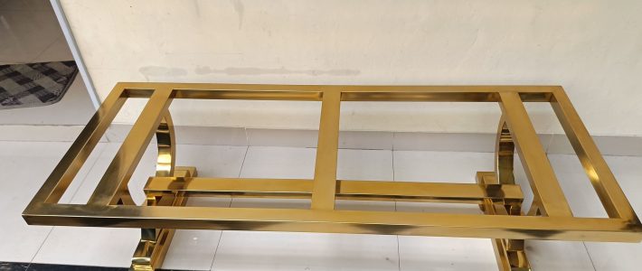 Meja Stainless Finishing Gold Meja Stainless Finishing Gold